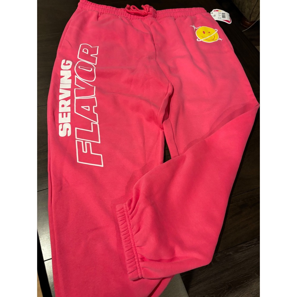 Poppi Brings The Flavor Pink Graphic Sweatpants Joggers Target 1X